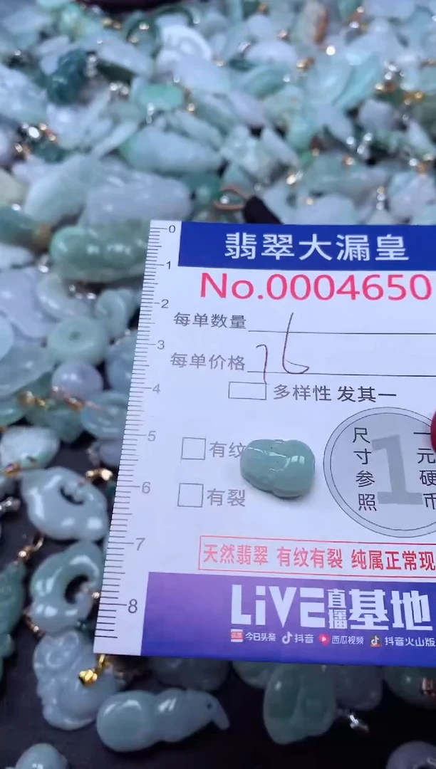 颈饰未镶嵌翡翠4650