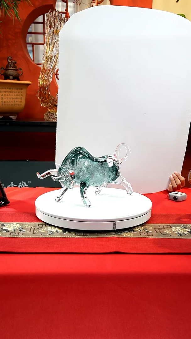 手工艺品琉璃青牛