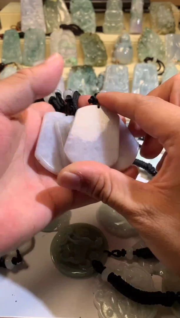 翡翠未镶嵌颈饰6/15/027多样性发其一