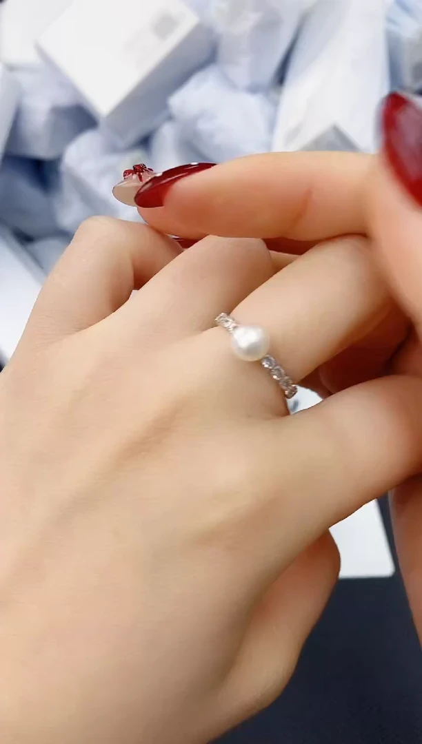 未镶嵌耳饰淡水珍珠JZ1018