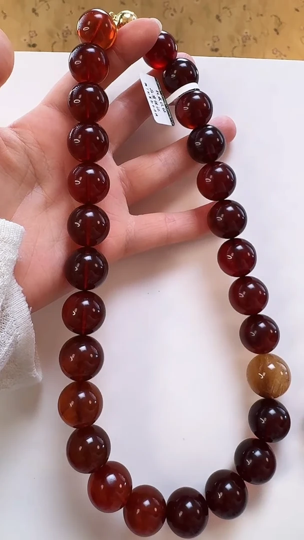 琥珀颈饰未镶嵌5381项链