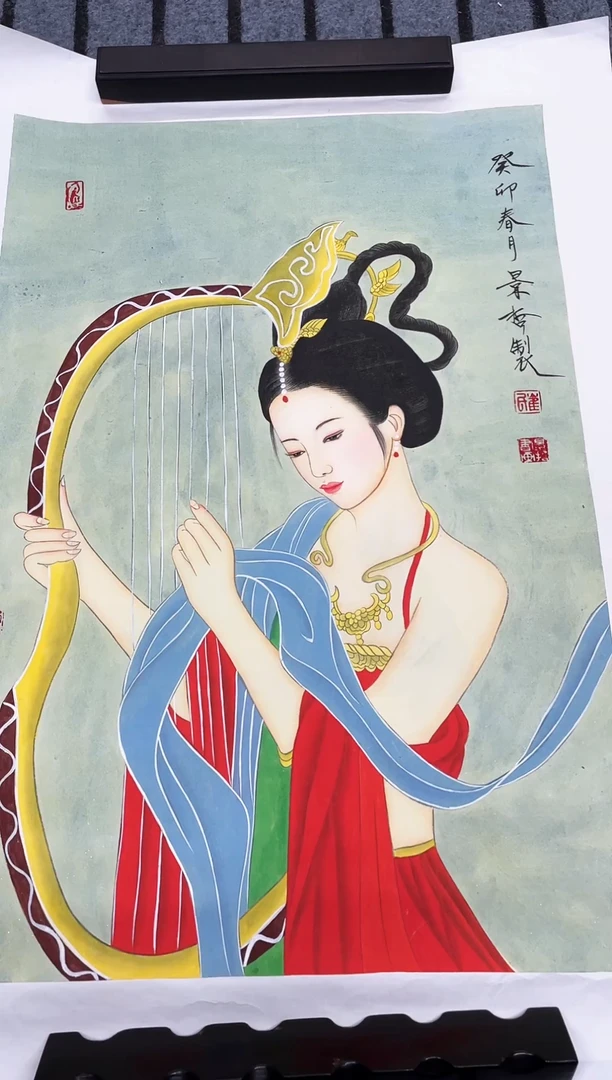 精品国画人物作品