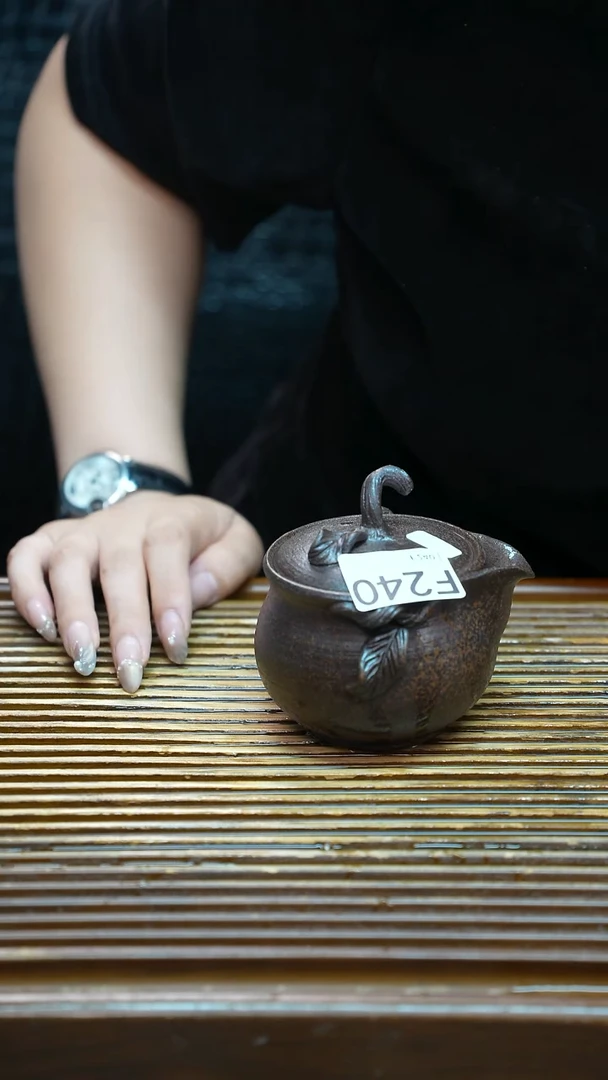 万古烧粗陶手工茶具