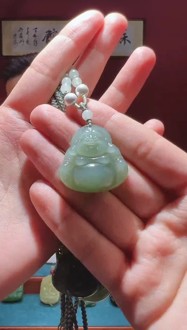 和田玉未镶嵌吊坠(不含链)1