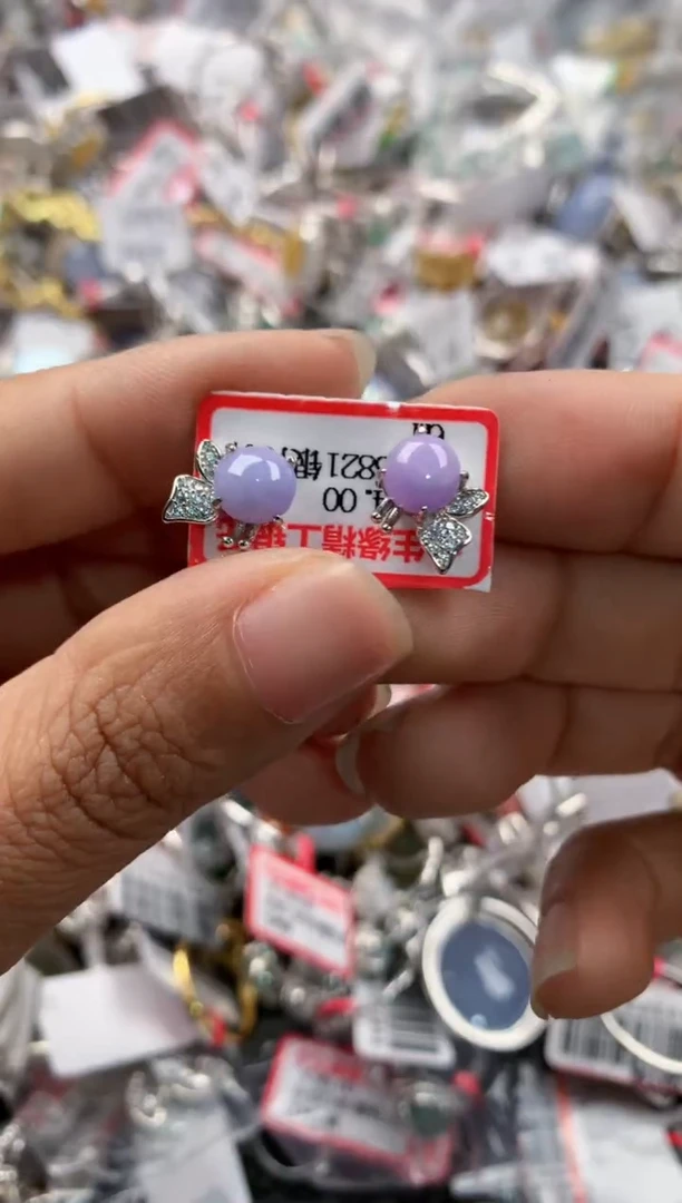 银S925镶嵌戒指翡翠999                  9