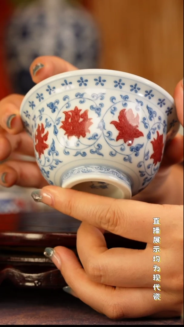 景德镇手工手绘陶瓷杯