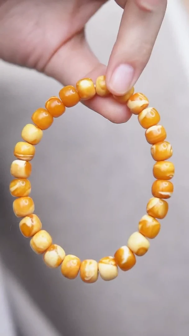 手串琥珀未镶嵌蜜蜡手串