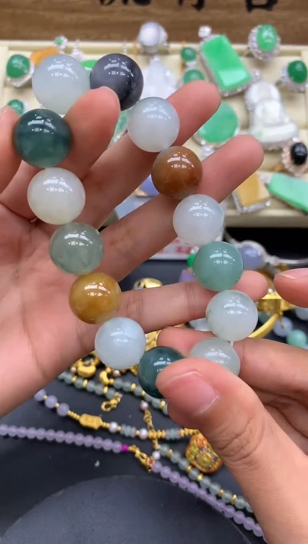 【闪购商品】翡翠手串未镶嵌72-中国好珍宝