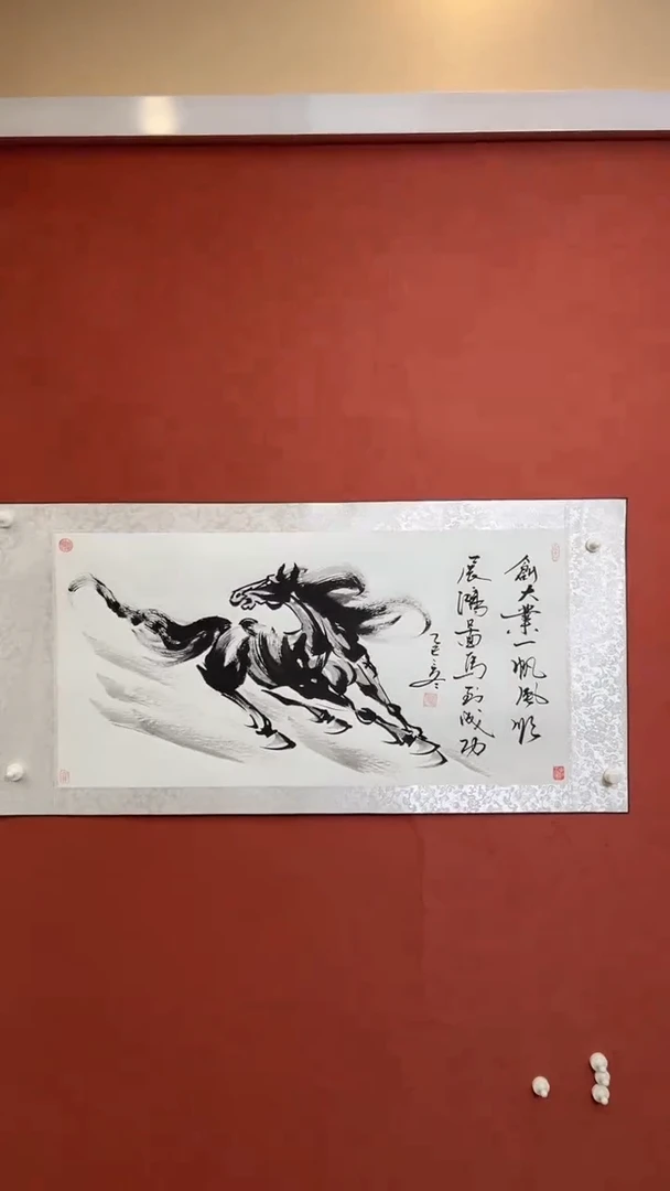 国画老师现场创作  16