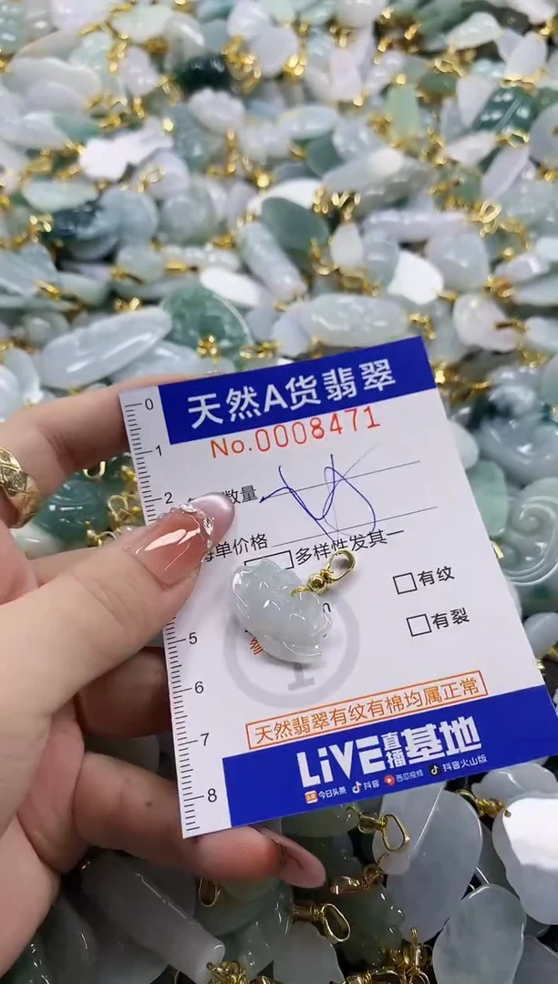 颈饰未镶嵌翡翠天然A货翡翠