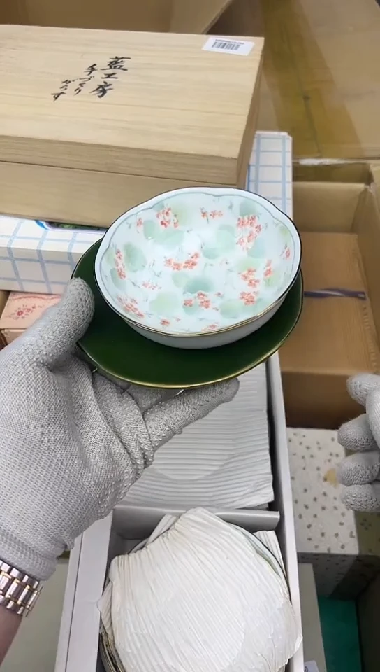 【闪购商品】5碟5碗中古回流瓷器好看，谨慎参拍