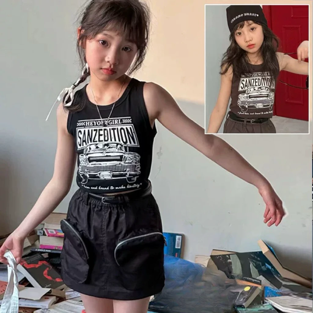 242S246-1新款时尚黑色背心