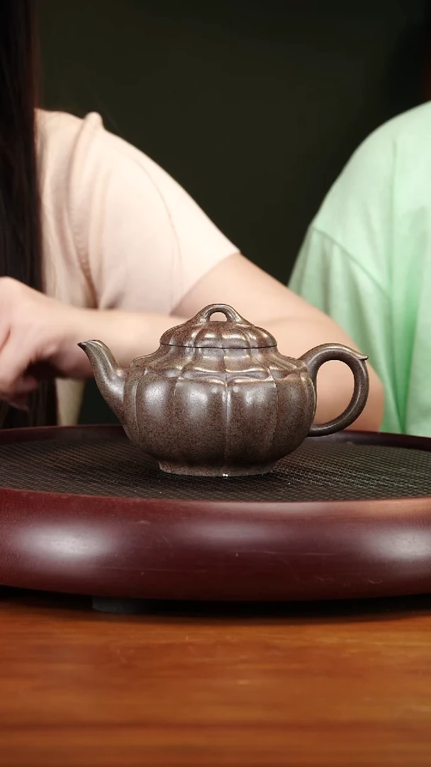 茶壶紫砂45LJ宝莲壶 高温柴烧400cc