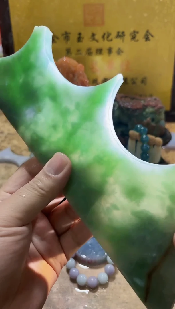未镶嵌挂件翡翠A货常星7767