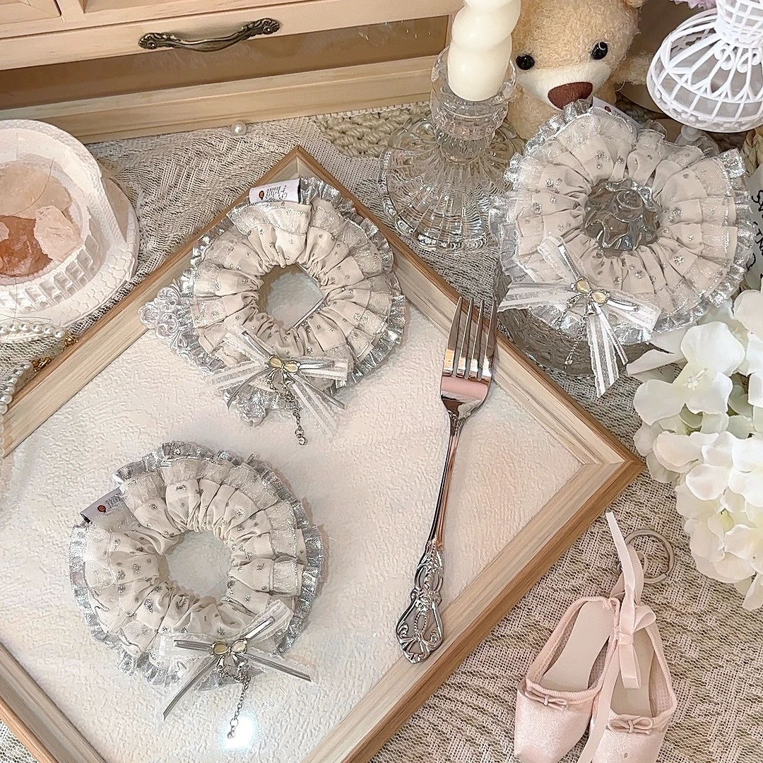 糯米橙《源计划·风》原创自制重工大肠发圈 甜酷少女气质百搭时尚