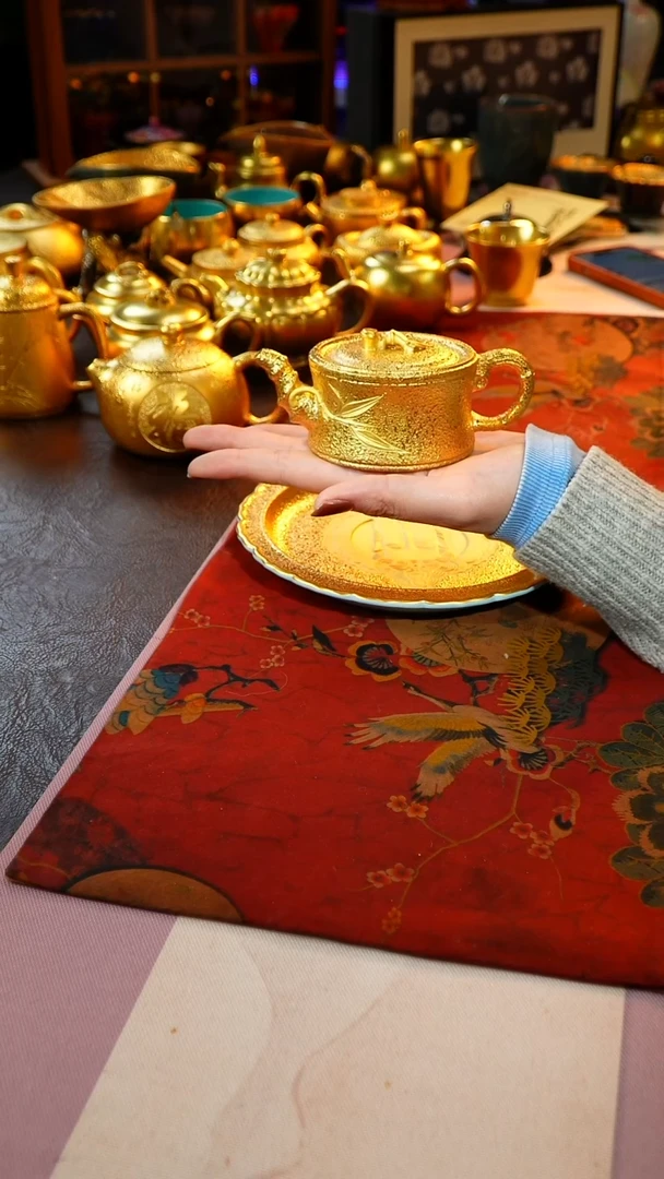 茶杯紫砂【宜景窑系列】金壶