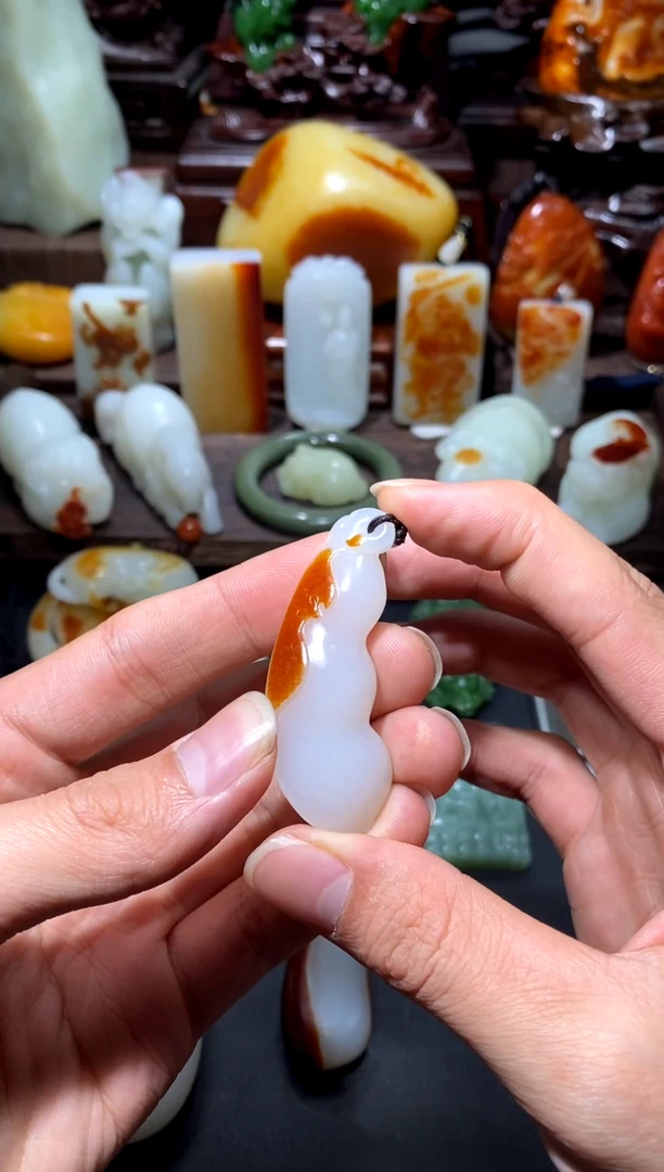 未镶嵌和田玉挂件自**志反对 是大叔是 大叔