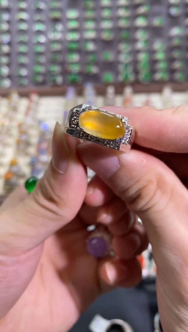 未镶嵌戒指翡翠天然缅甸A货翡翠未镶嵌 粉丝福利