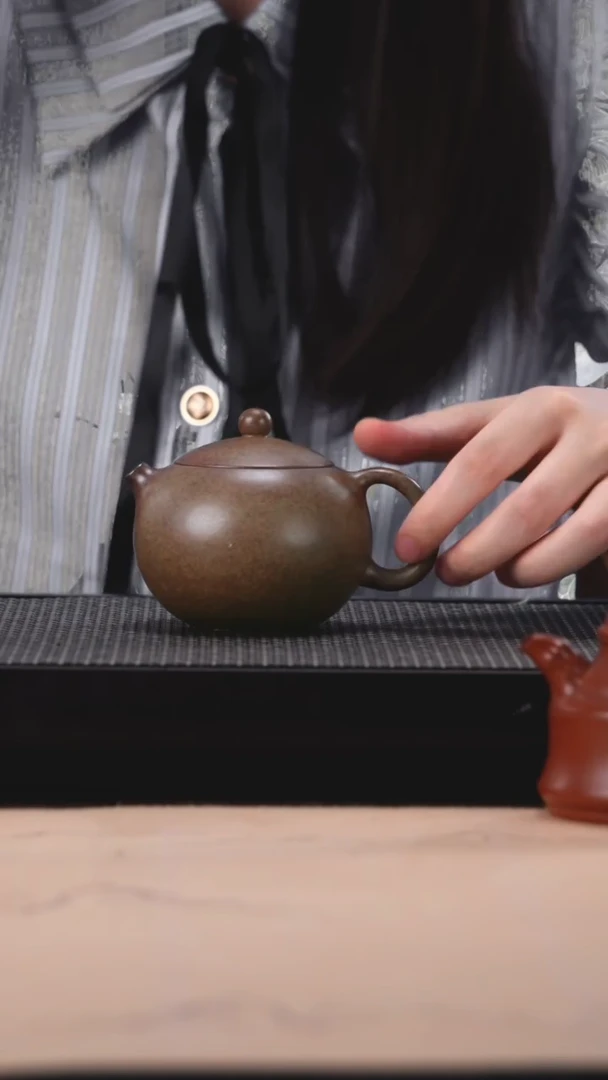 茶壶紫砂龙骨金砂鱼嘴西施160cc