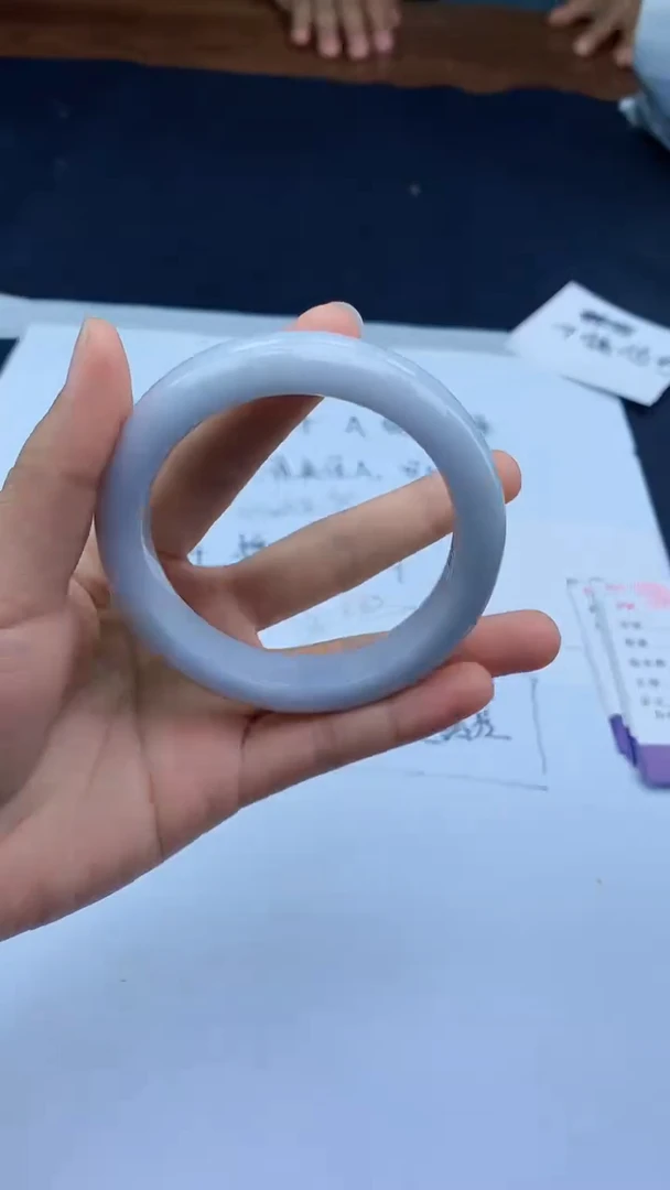 翡翠手镯未镶嵌天然缅甸A货翡翠手镯34