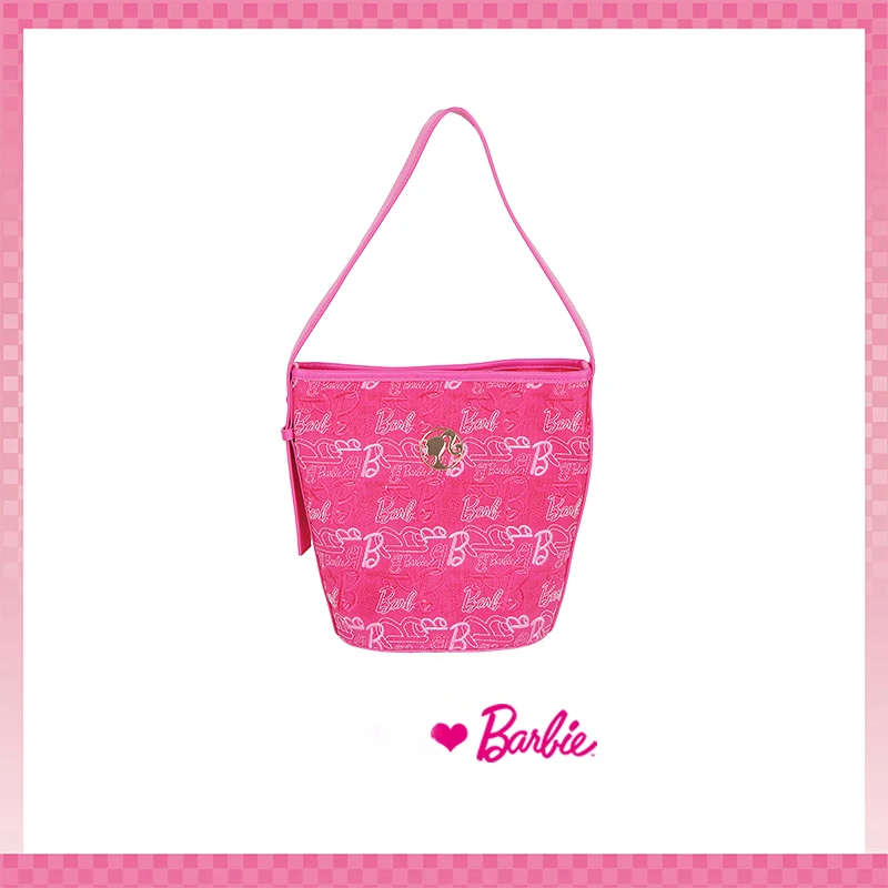 BARBIE/芭比【Barbie芭比官方正品】Barbie芭比印花刺绣单肩包