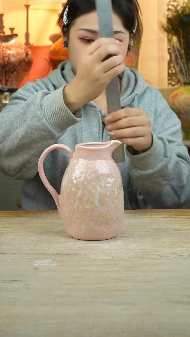 高 17口 7  陶瓷花瓶