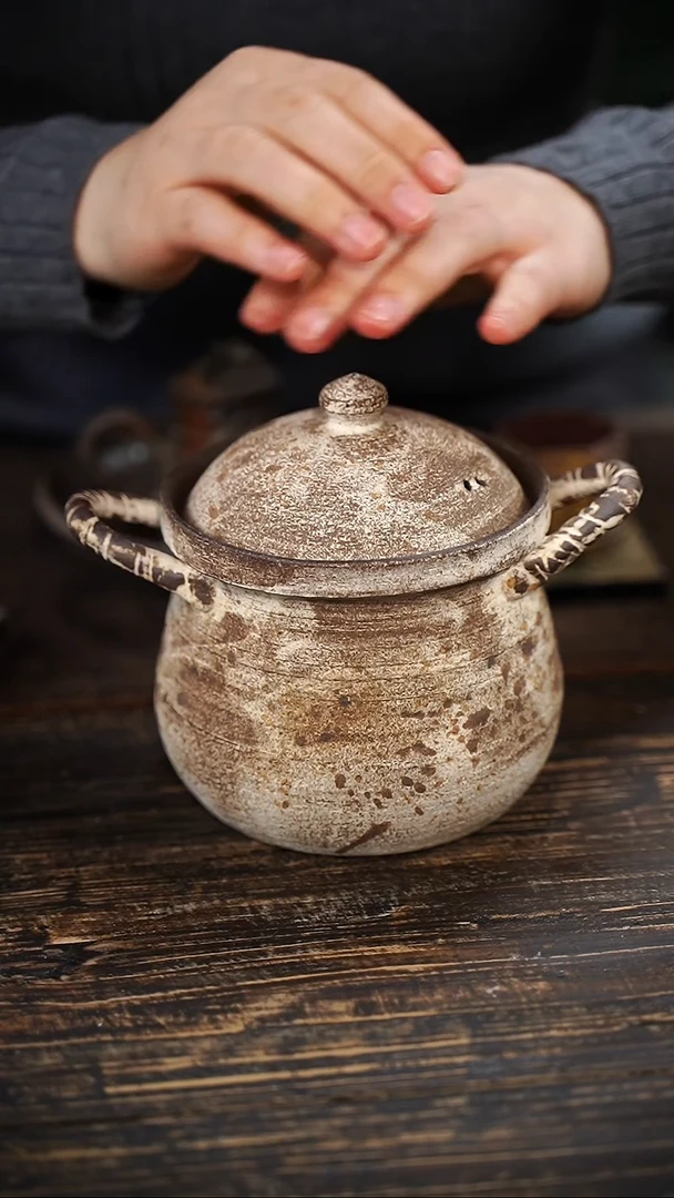 果*C全手工制作 耐火紫砂砂锅