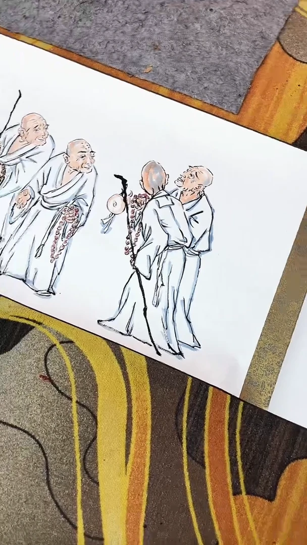 国画于子泉手绘作品《得大自在》