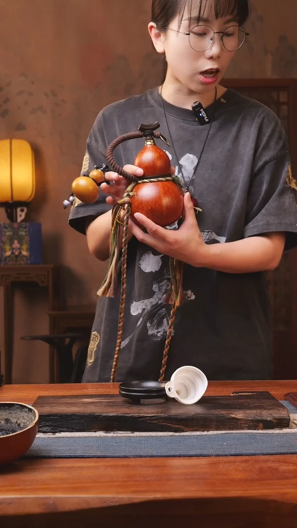 1749号精品大漆葫芦防腐防渗装水茶酒