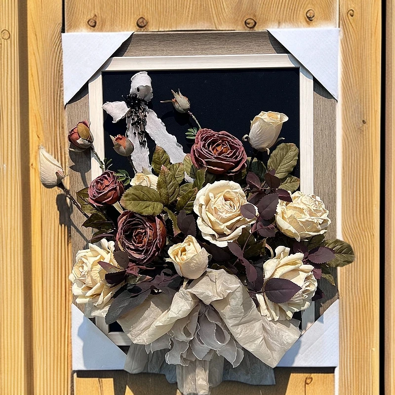 最流行的仿真花花儿架子法式风格