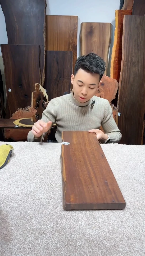 【闪购商品】风车木（黑檀木）尺寸65*20*2.5编号321