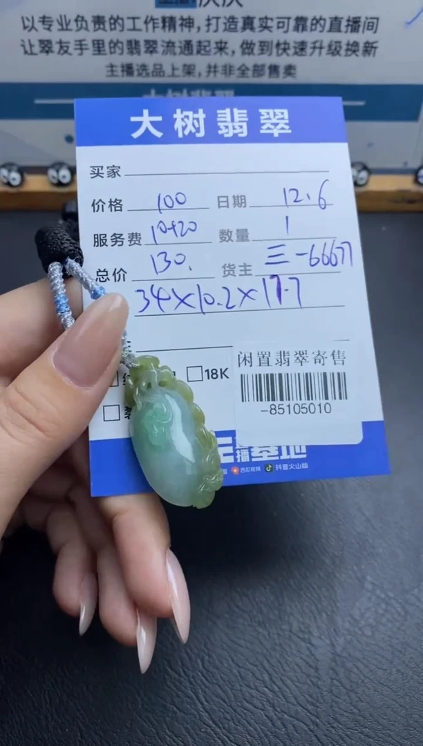 颈饰未镶嵌翡翠多人-85105010