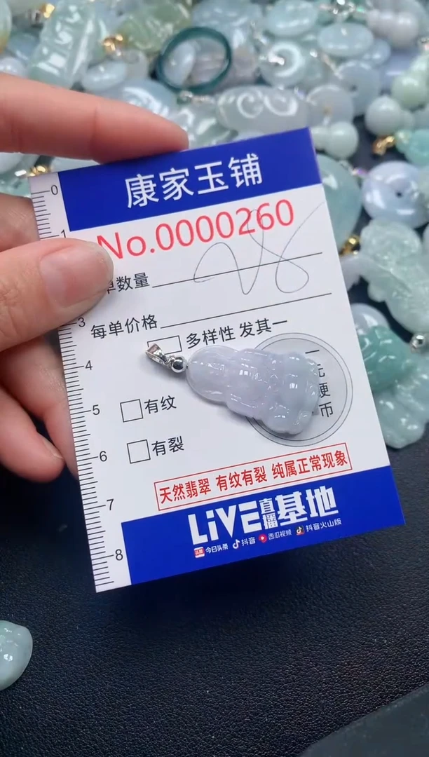 吊坠(不含链)未镶嵌翡翠260