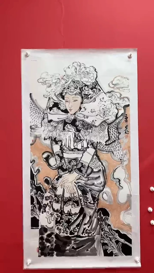 国画栾长征  国画