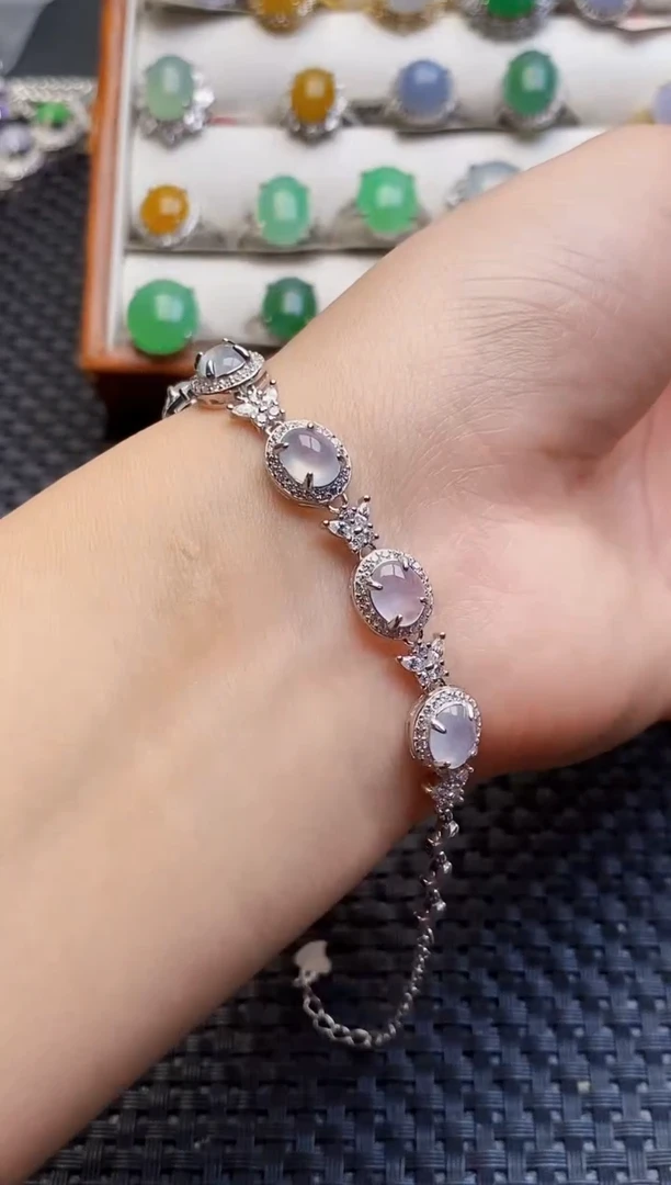 银S925镶嵌戒指翡翠2286