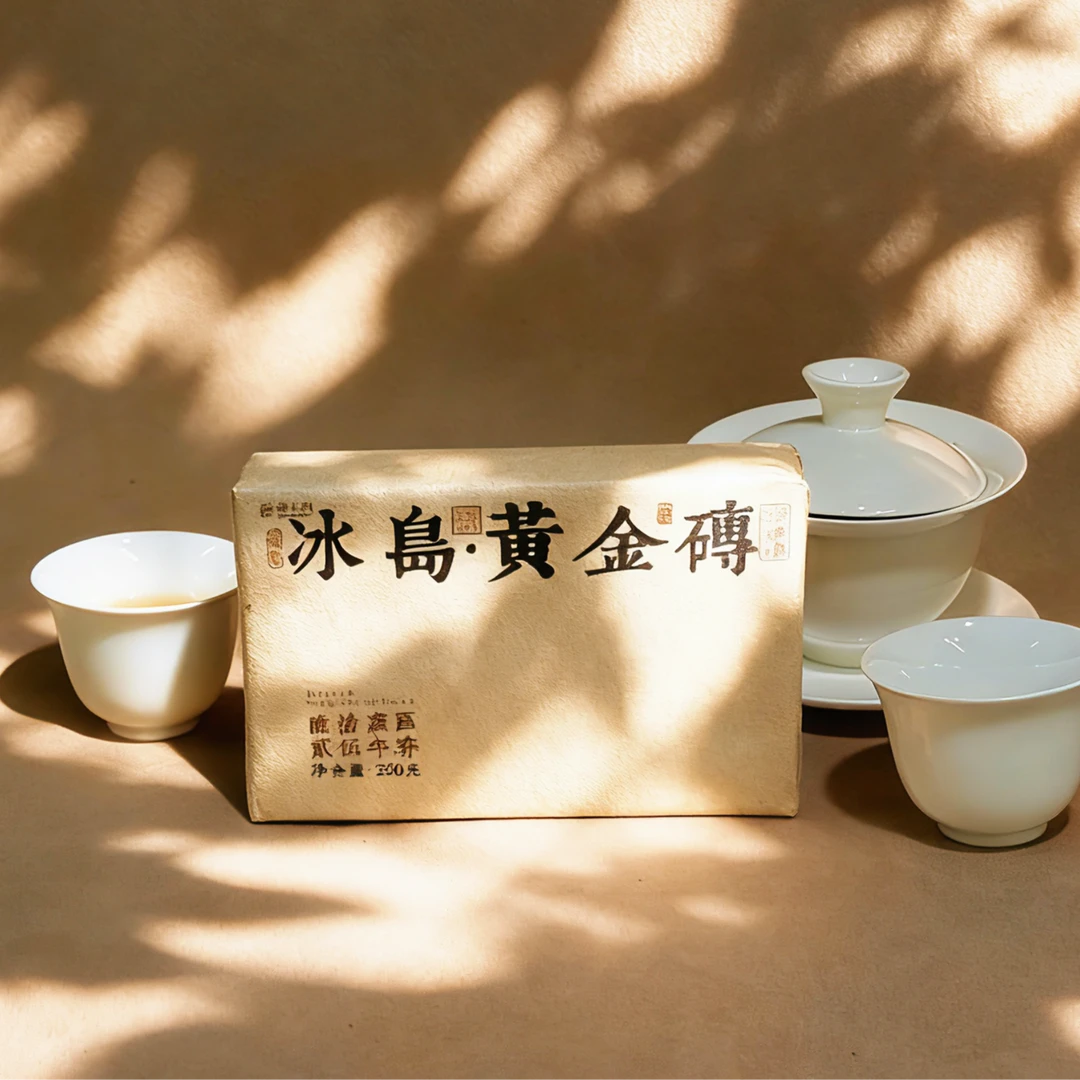 滇古源：冰岛产区-冰岛黄金叶2025年春普洱古树生茶-250克茶砖