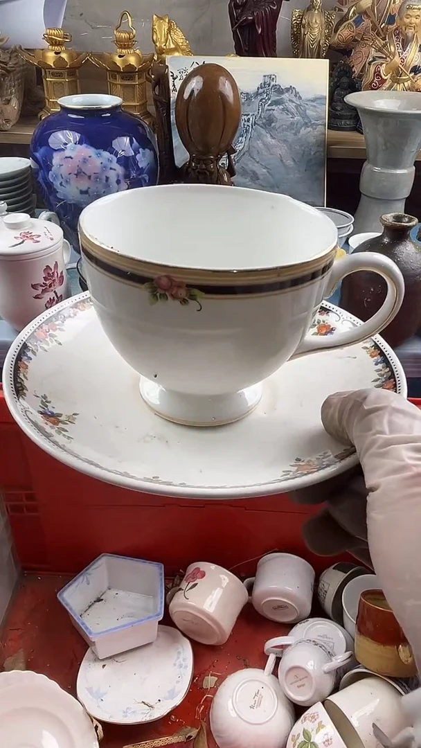 瓷片浮*沉英歌瓷器满28包邮