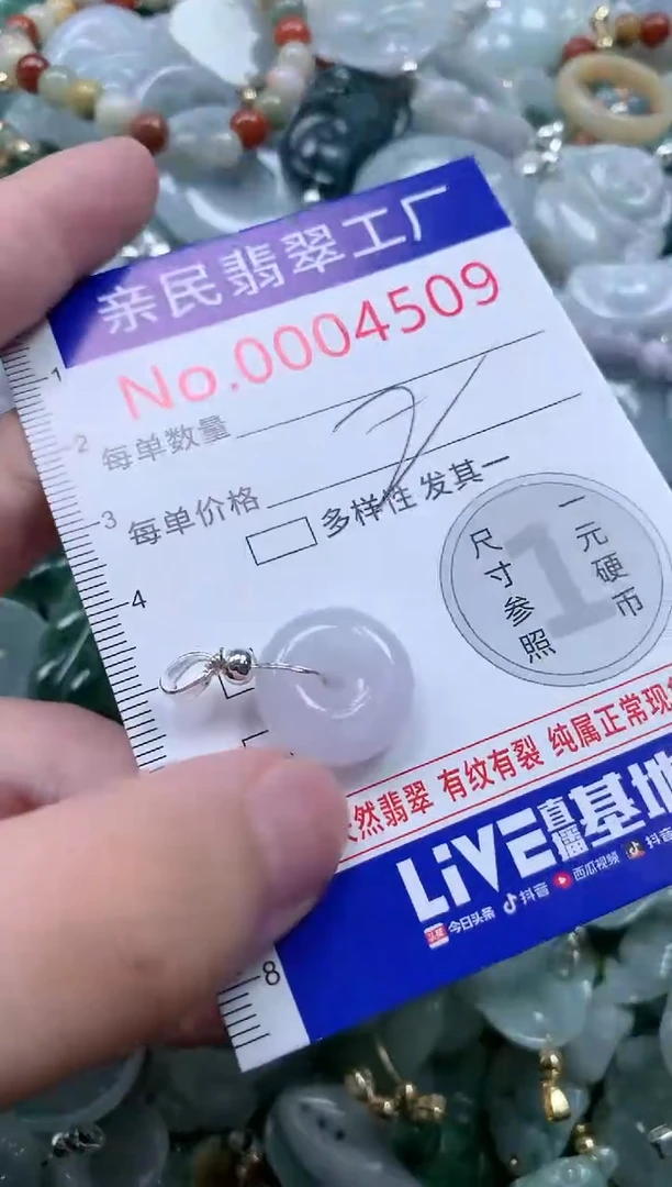 翡翠未镶嵌吊坠(不含链)4509