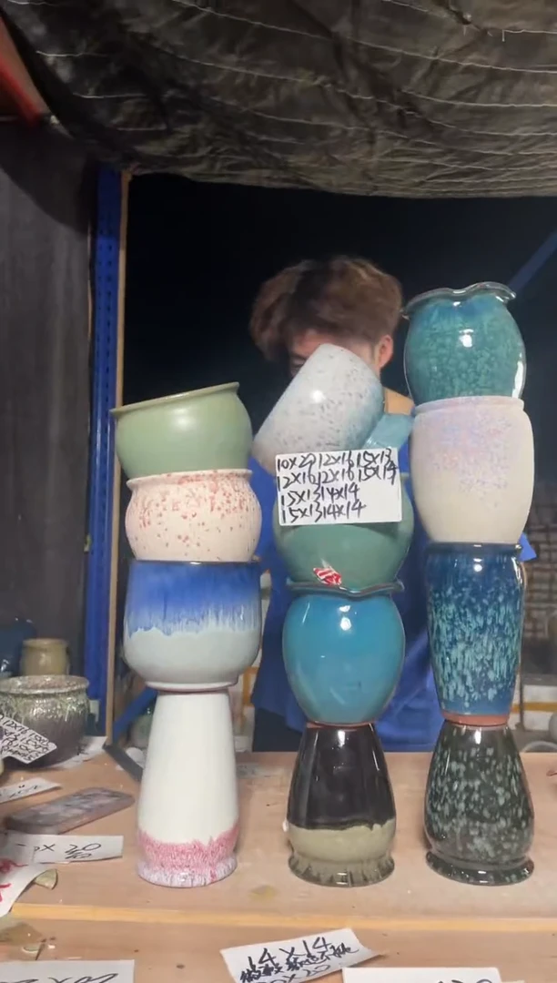 紫砂花盆宜兴紫砂粗陶花盆79.8-2