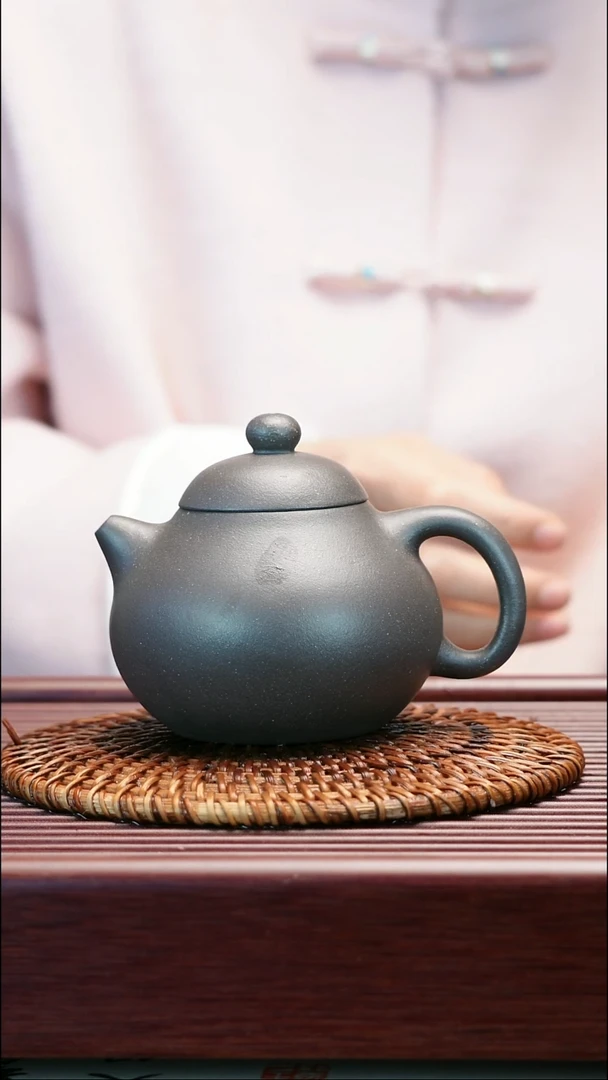 茶壶紫砂原款天青泥  文旦壶  251cc