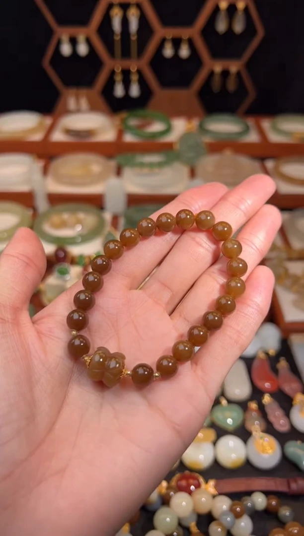 未镶嵌手链和田玉喜****）福利