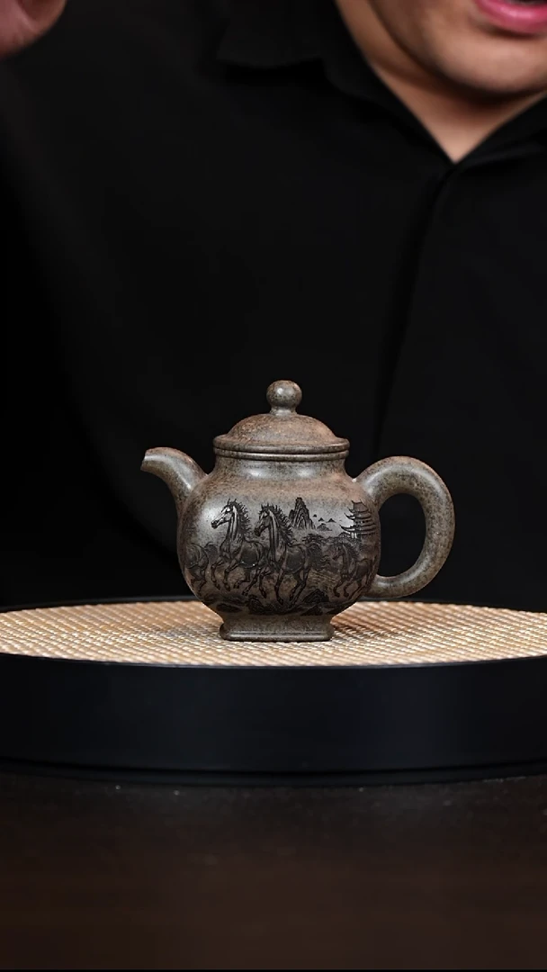 茶壶紫砂混方