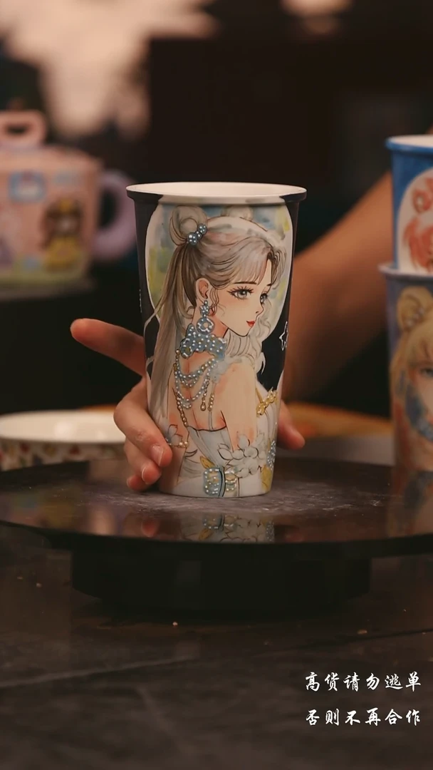 陶瓷景德镇可爱设计师款陶瓷