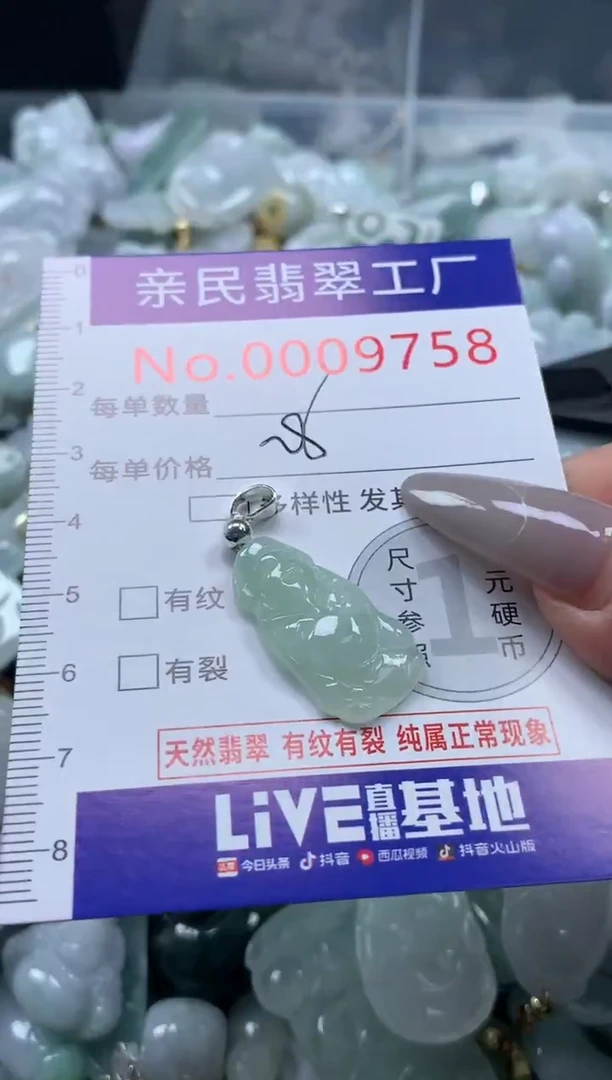 颈饰未镶嵌翡翠9758