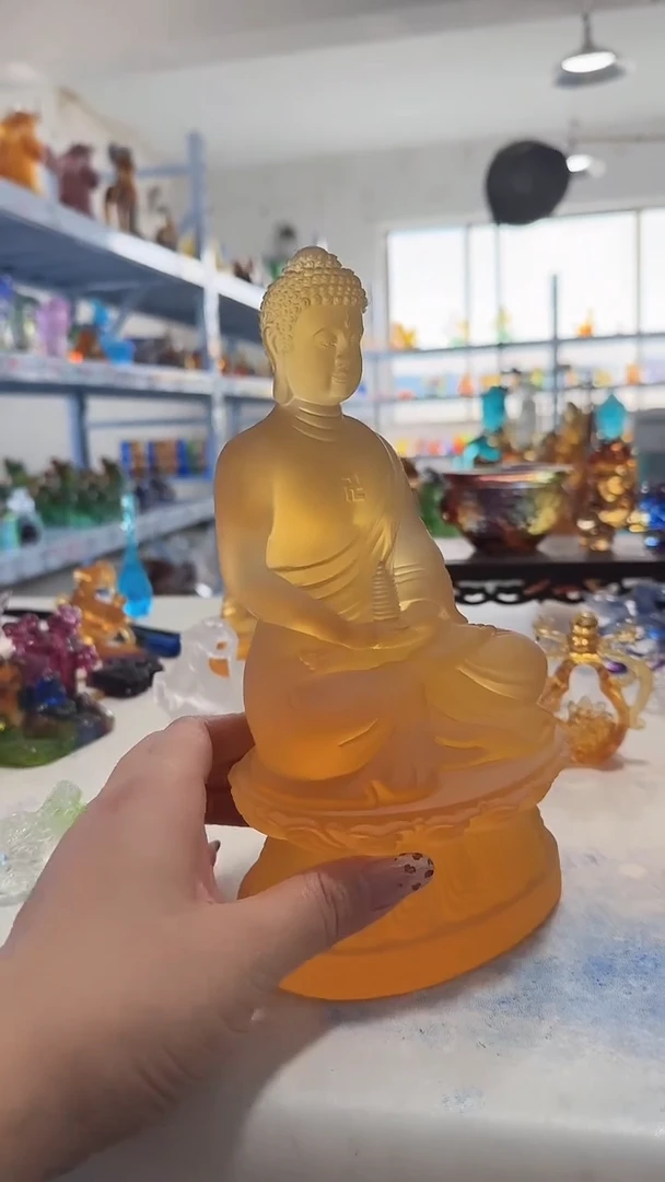 手工艺品琉璃药师佛