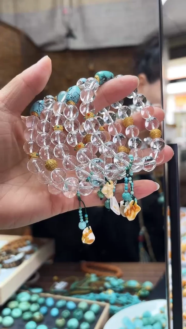 【闪购商品】水晶手串未镶嵌10MM手串多样性发其一