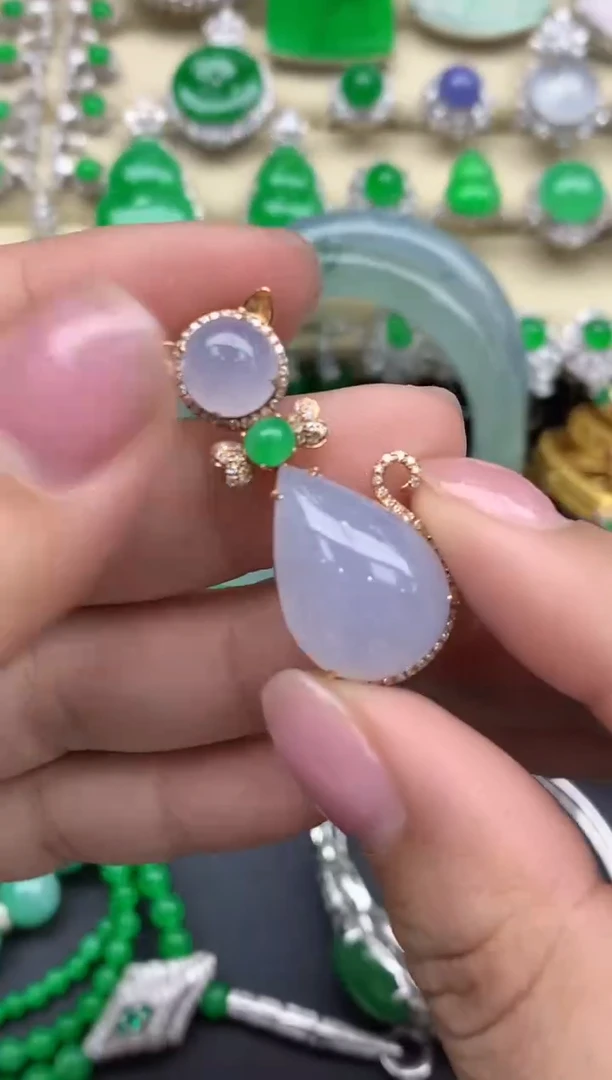 【闪购商品】翡翠颈饰18K金镶嵌468-中国好珍宝