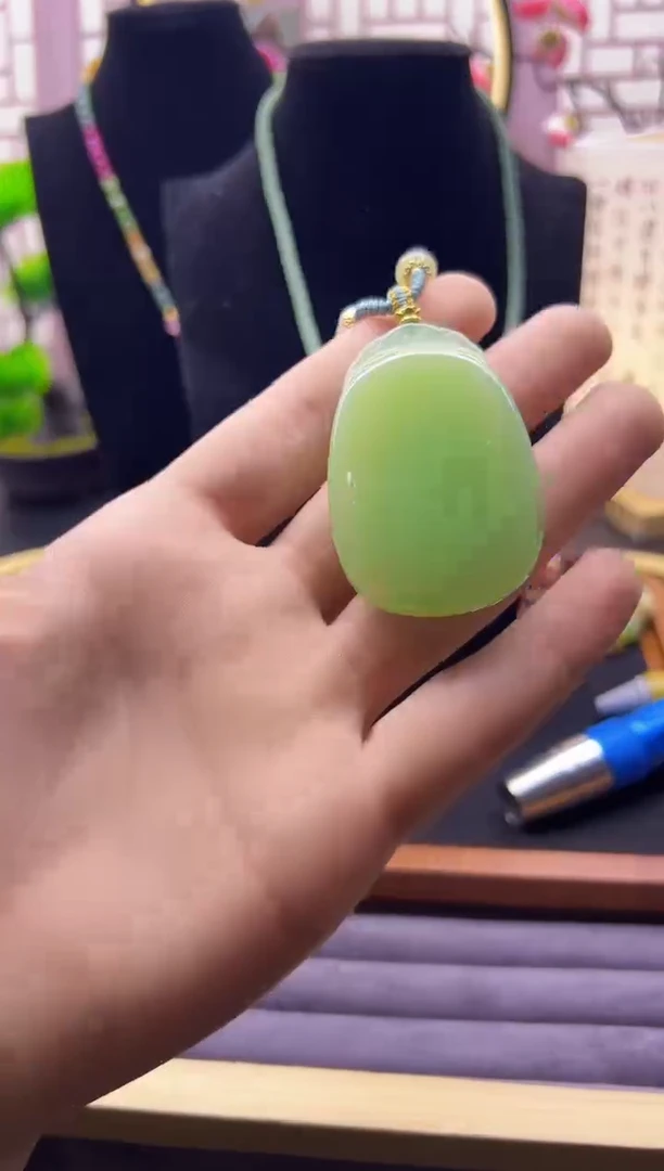 【闪购商品】和田玉颈饰14K金镶嵌X237