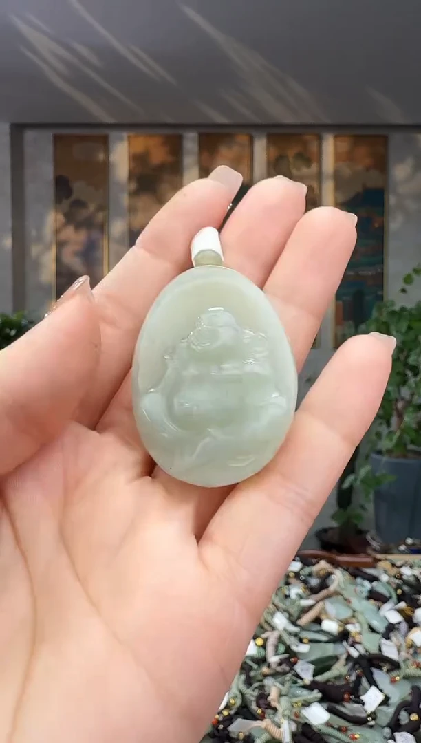 颈饰未镶嵌和田玉拍一发一多样性发货