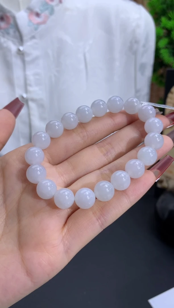 【闪购商品】翡翠手链未镶嵌卡9.9mm